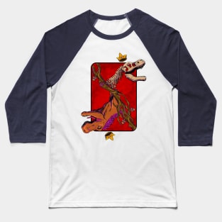Tyrant Lizard King Baseball T-Shirt